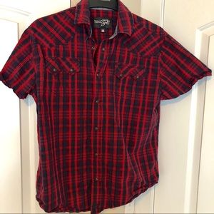 Men’s Short Sleeve Pearl Snap Shirt